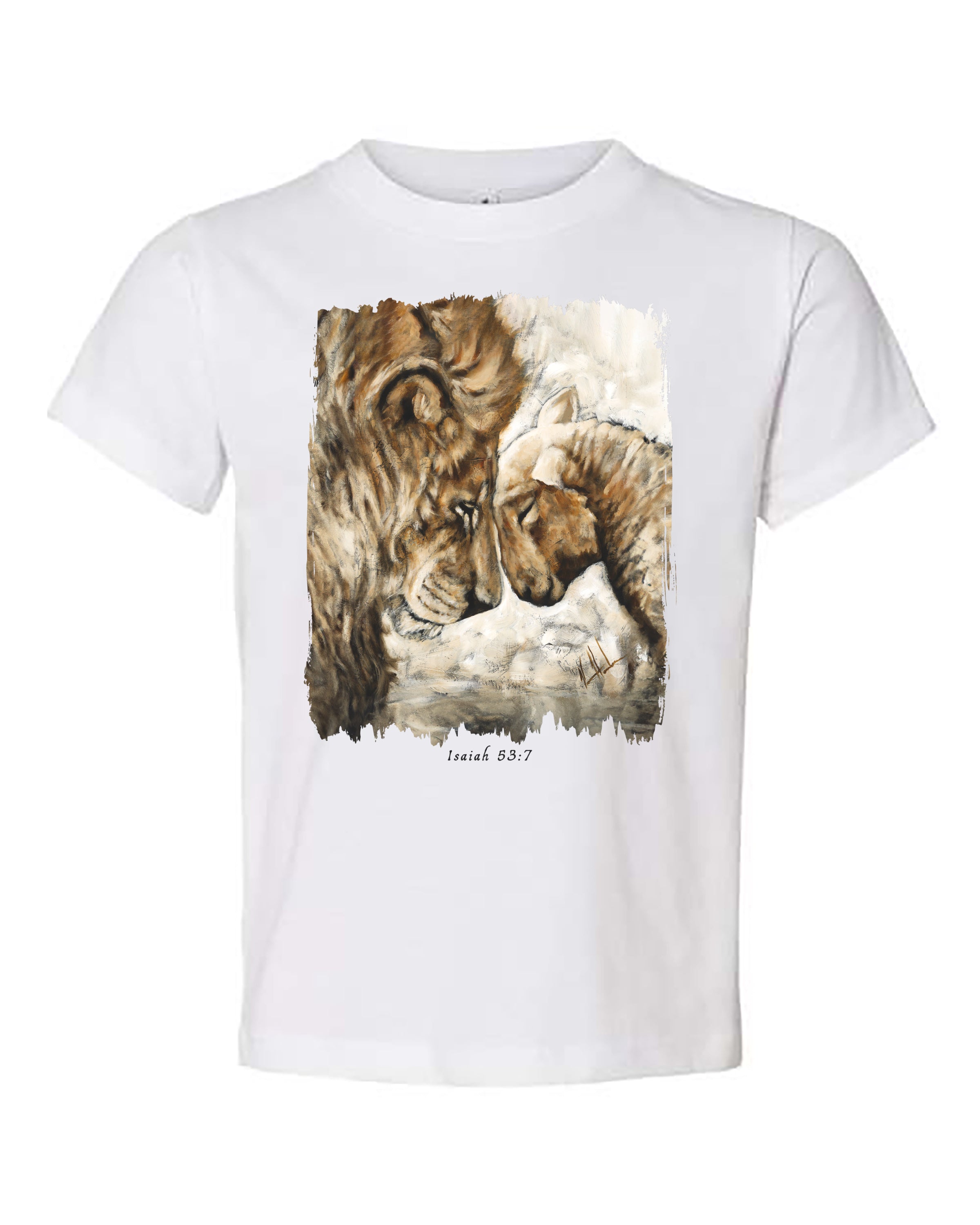 Compassion of a King (White) - Kids T (Organic Cotton) Vanessa Horabuena Kids White 2T