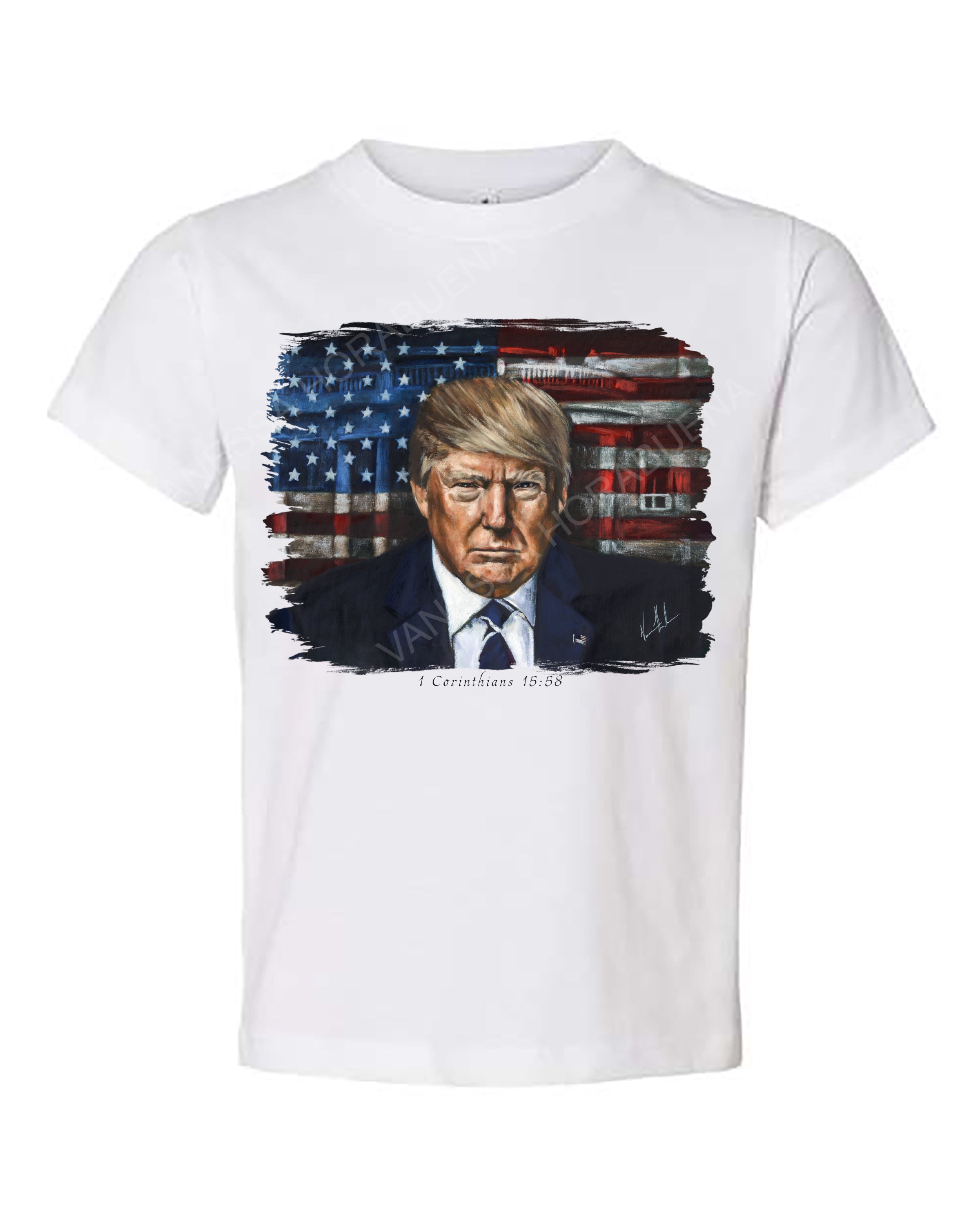 Commander in Chief - Kids T (Organic Cotton) Vanessa Horabuena Kids White 2T