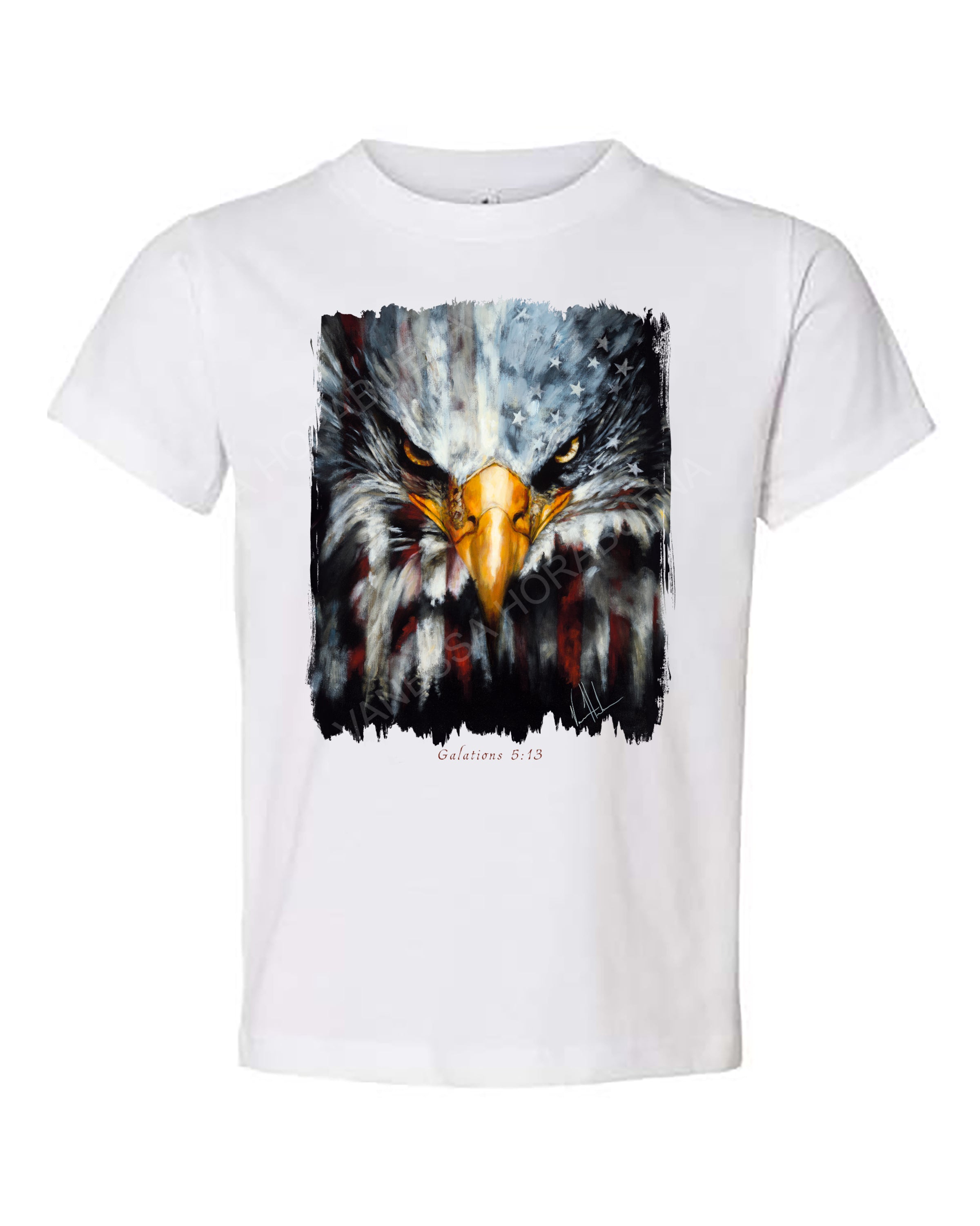 Stripes of Freedom - Kids T (Organic Cotton) Vanessa Horabuena Kids White 2T