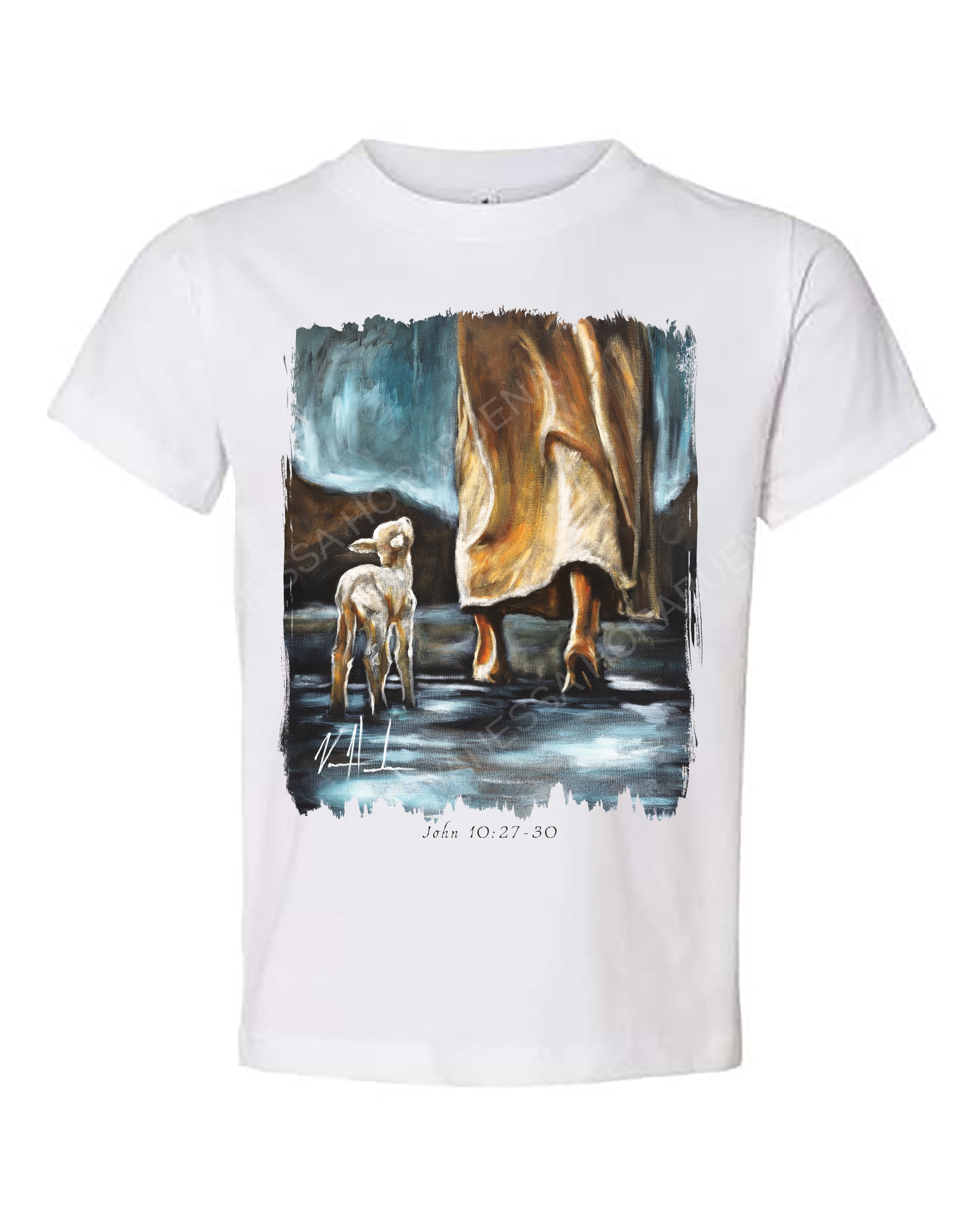 My Sheep Listen To My Voice - Kids T (Organic Cotton) Vanessa Horabuena Kids White 2T