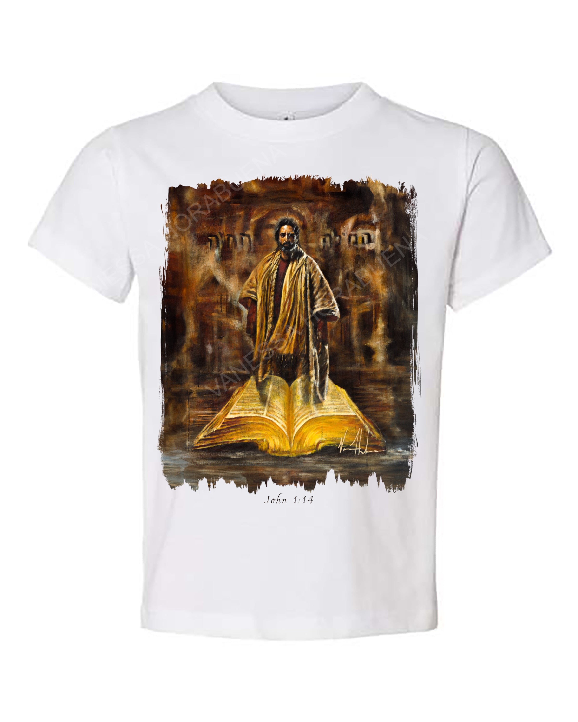 The Living Word - Kids T (Organic Cotton) Vanessa Horabuena Kids White 2T
