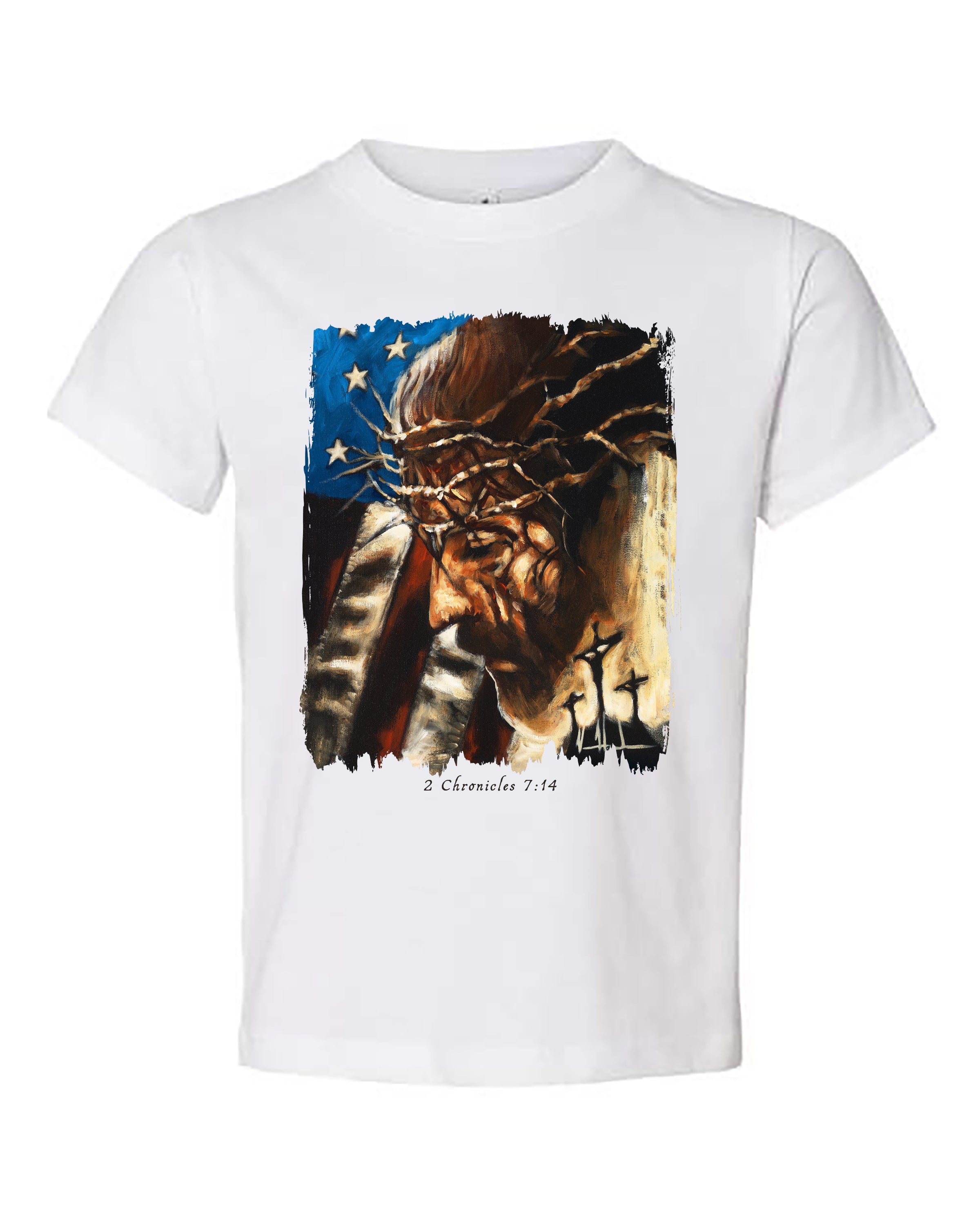 One Nation Under God - Kids T (Organic Cotton) Vanessa Horabuena Kids White 2T
