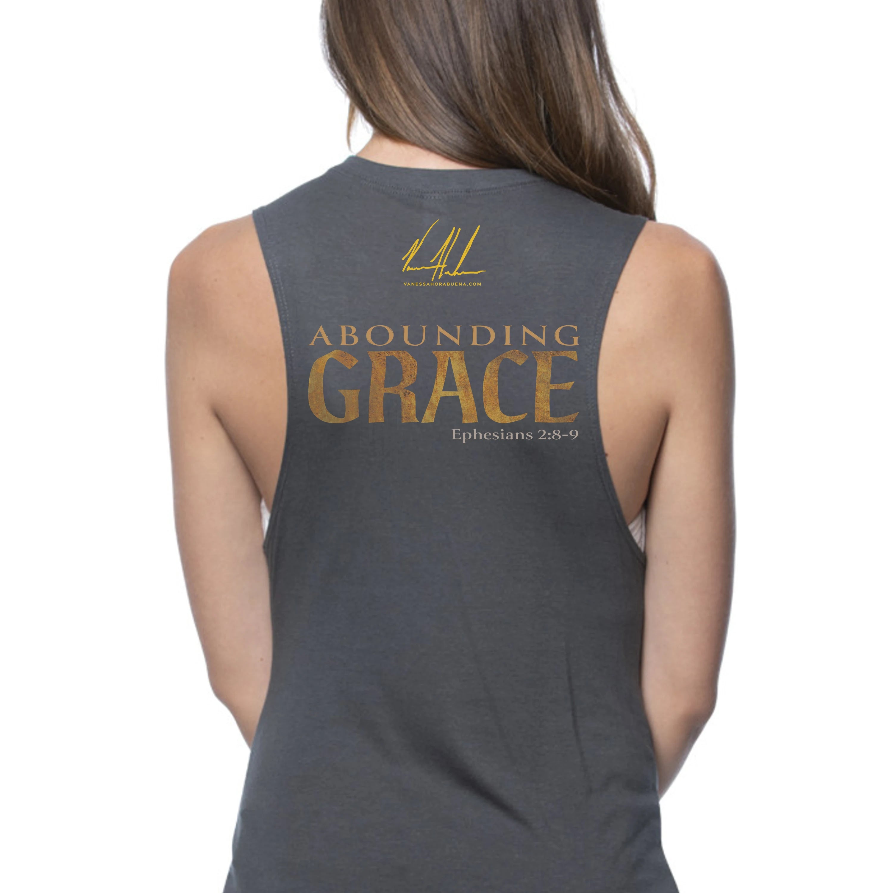 Abounding Grace - Women's Tank Top (Organic Bamboo) Organic Bamboo Vanessa Horabuena