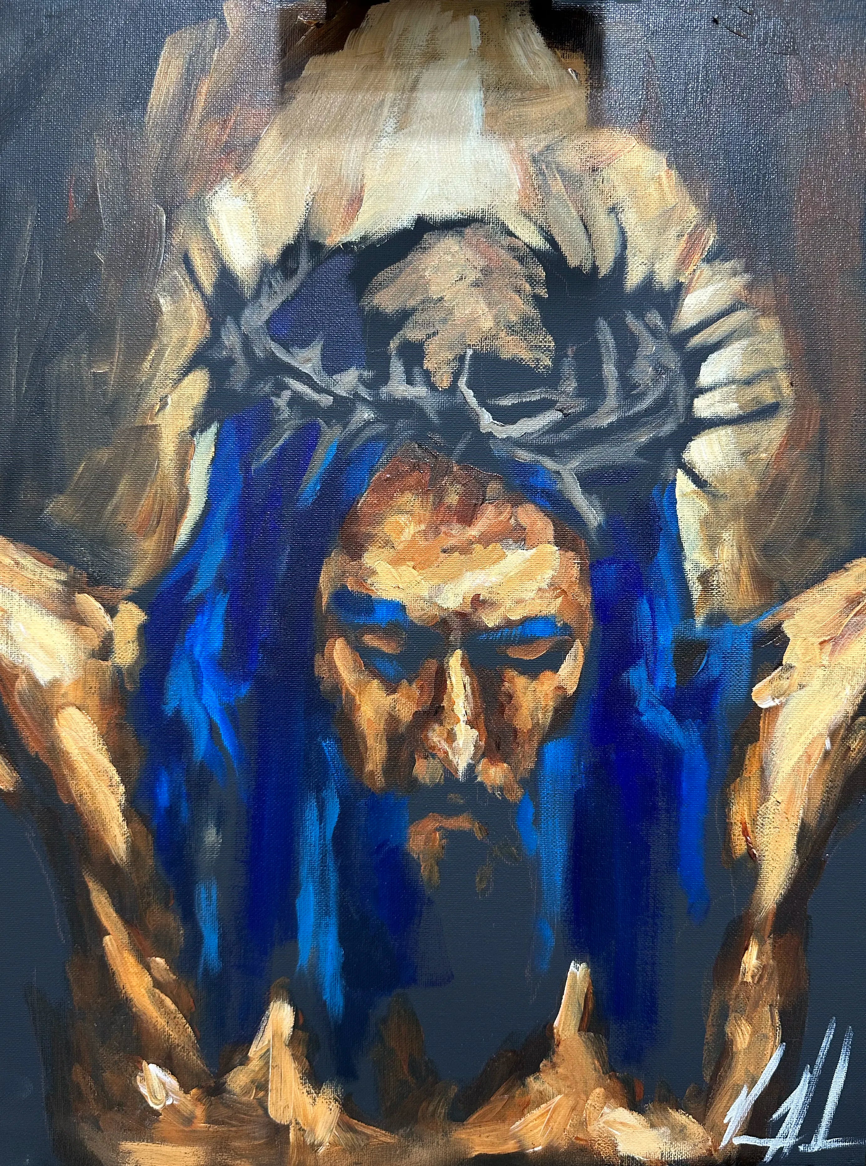 Yahweh is Salvation - 14”x18” Original Acrylic Painting