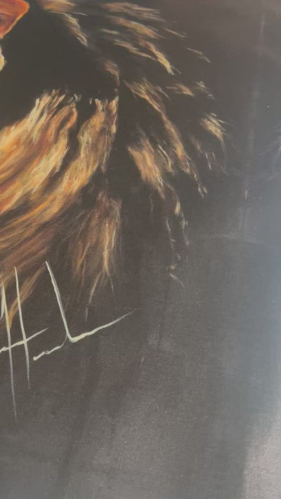 CM# 33 - The Lion of Judah - 36"x48" Canvas Print Vanessa Horabuena