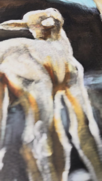 CM# 45 - Footprints of Our King - 30"x40" Canvas Print Vanessa Horabuena