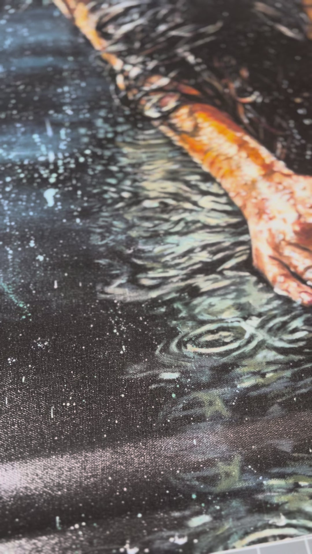 CM# 63 - The Art of Surrender - 24"x30" Canvas Print Vanessa Horabuena