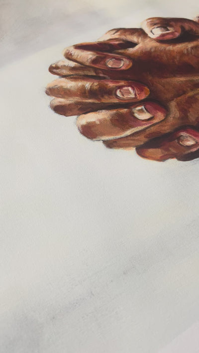 CM# 32 - Our Father - 36"x48" Canvas Print Vanessa Horabuena