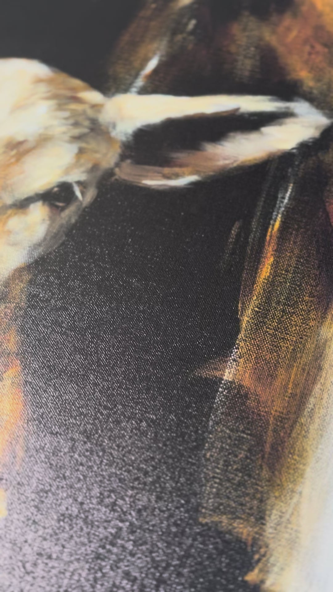 CM# 47 - The Lion and Lamb Passover (Fall Collection) - 30"x40" Canvas Print Vanessa Horabuena