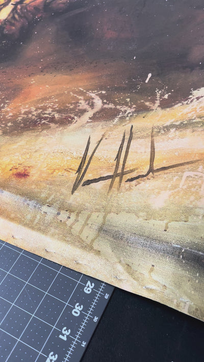 CM# 70 - King of Glory - 36"x48" Canvas Print Vanessa Horabuena