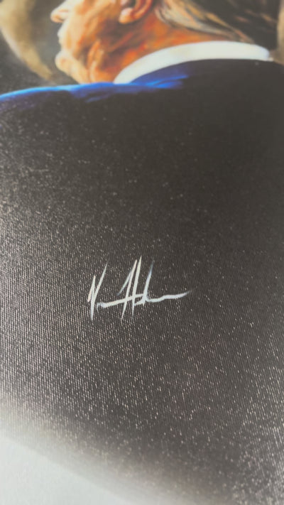 CM# 56 - Prayers For Our Presidents - In This Dark Hour - 11"x14" Canvas Print Vanessa Horabuena