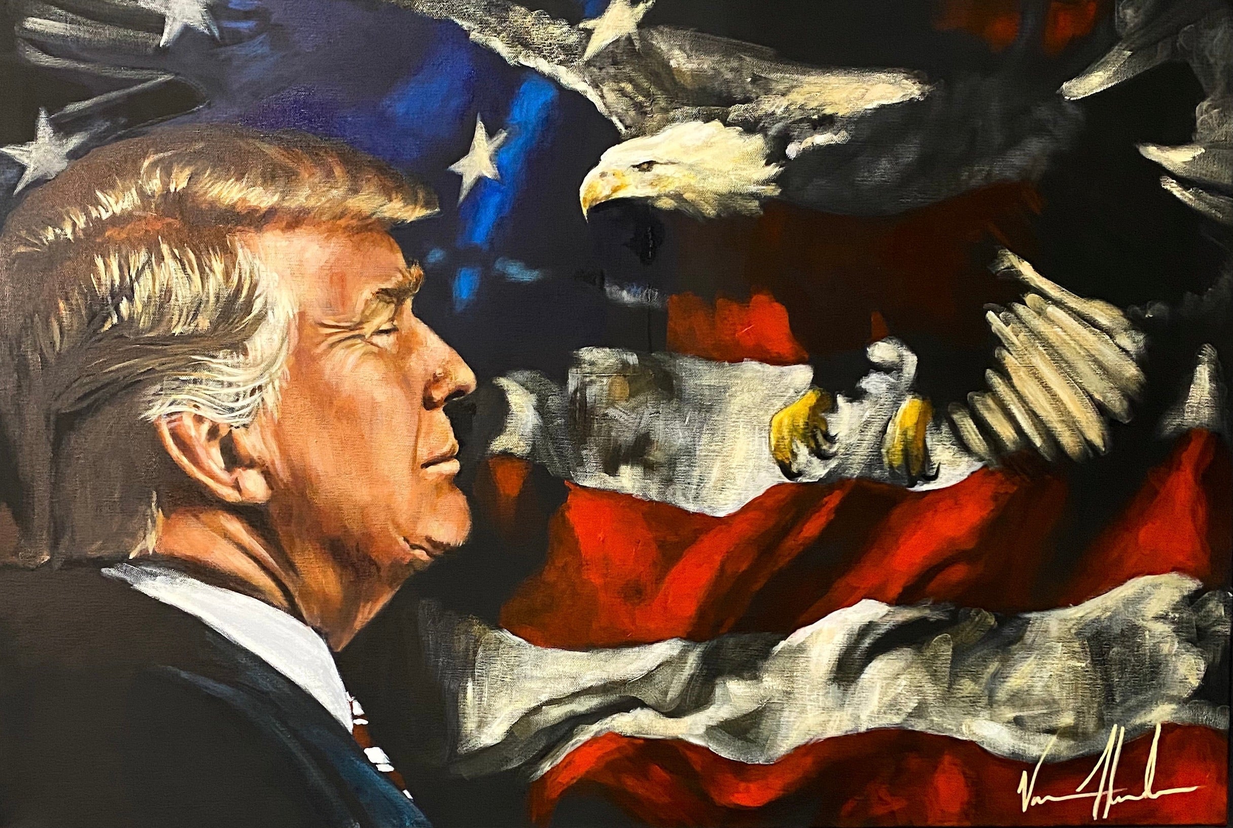For the Love of His Country Vanessa Horabuena